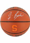 Jim Boeheim Signed Syracuse vs. Rutgers University 2-19-2011 Game Used Basketball (Steiner COA)